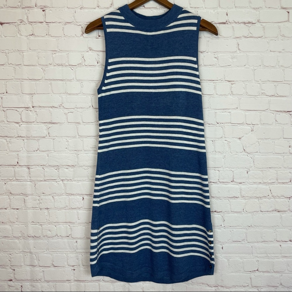 THML Striped Sleeveless Button Dress Small - Picture 1 of 5